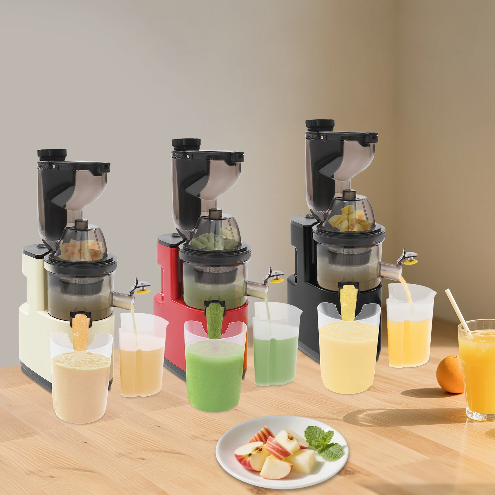 Presse-fruits électrique 500W, presse-fruits, tasse de 400ml/14.08Oz, pour cuisines à domicile et bureaux 1 Presse-fruits électrique 500W, presse-fruits, tasse de 400ml/14.08Oz, pour cuisines à domicile et bureaux 1
