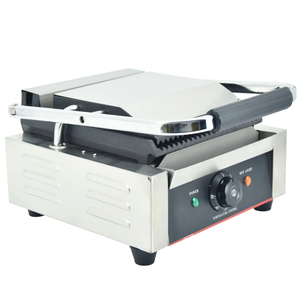 Factory Wholesale Contact Grill Commercial Flat Sandwich Panini Press Maker 3