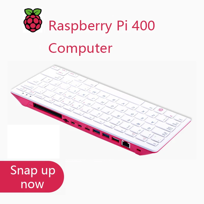 Raspberry Pi 400 Personal Computer O Kit, Processore Quad-Core A 64 Bit 4Gb Di Ram, Uscita Wifi Dual-Display Per 4K