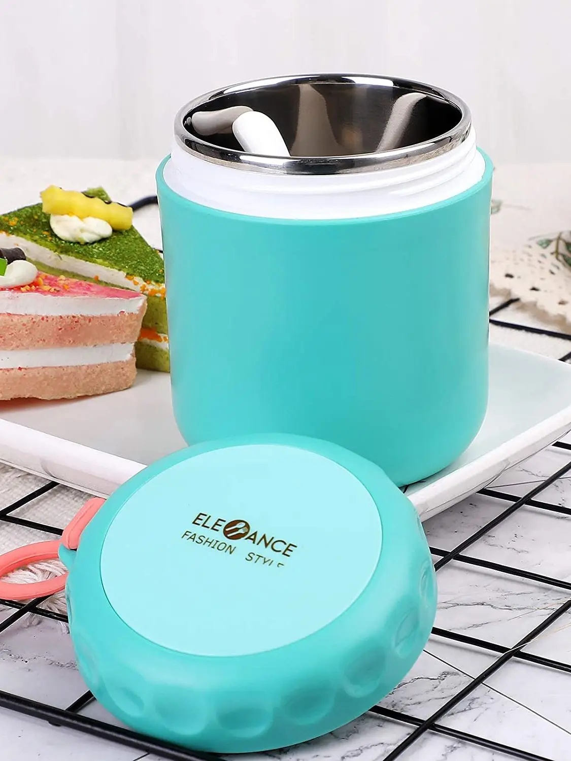 Food Thermal Jar Insulated Soup Cup Thermos Containers Stainless Steel thermal lunch box Keep Hot for School Children 430ml