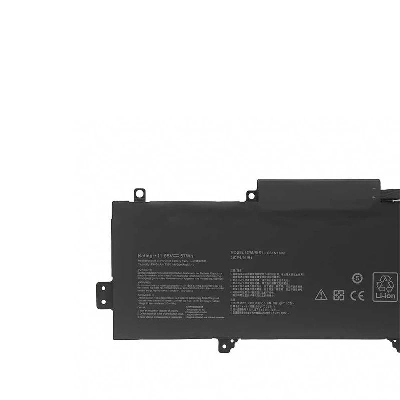 Dodomorn-bateria do Portátil para Asus C31n1602 Zenbook U3000u Ux330 Ux330u Ux330ua Ux330ua1a Ux330ua-1b Ux330ua-1c 0b20002090000 - Imagem 5