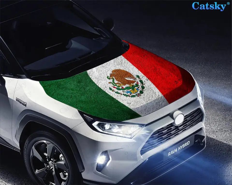 Country Flag Car Hood Cover Flag 63"x47" Patriotic Flag Car Decorates Accessories Universal Size (Colombia