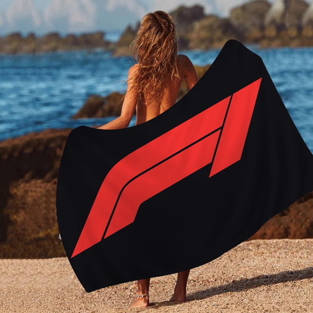 Racing Car F1 Pattern Towel Microfiber Beach Towel Absorbent Quick dry Soft Yoga Swimming Resort Mountain Climbing