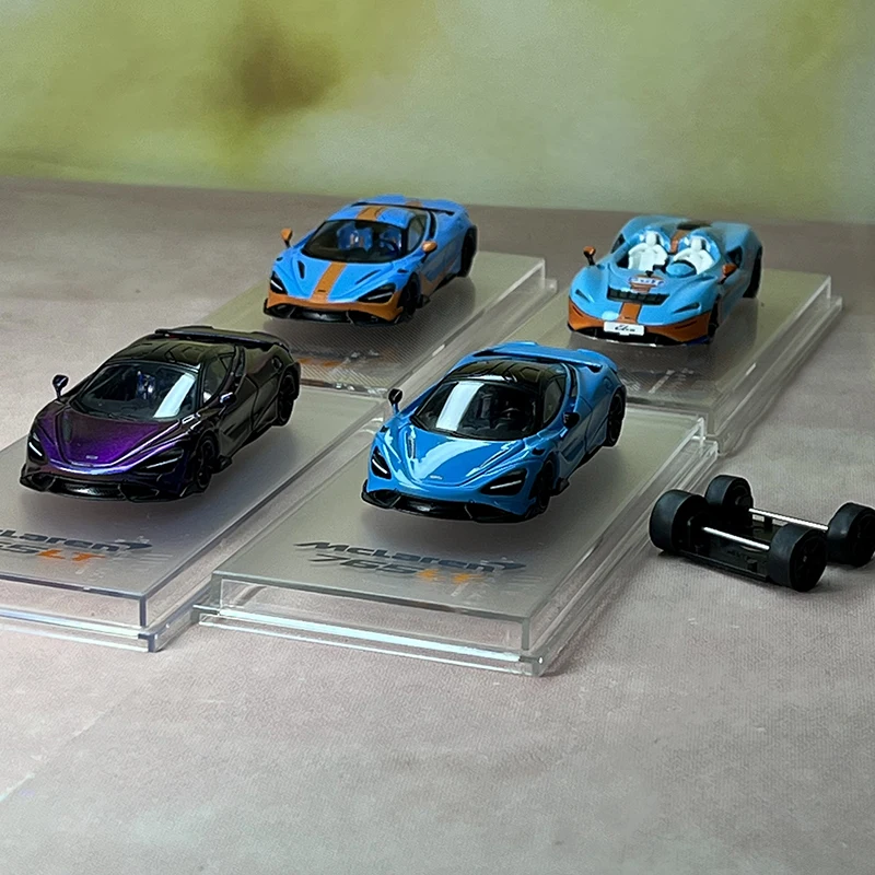 

CM модель 1:64 765LT Металлический Фиолетовый/синий автомобиль