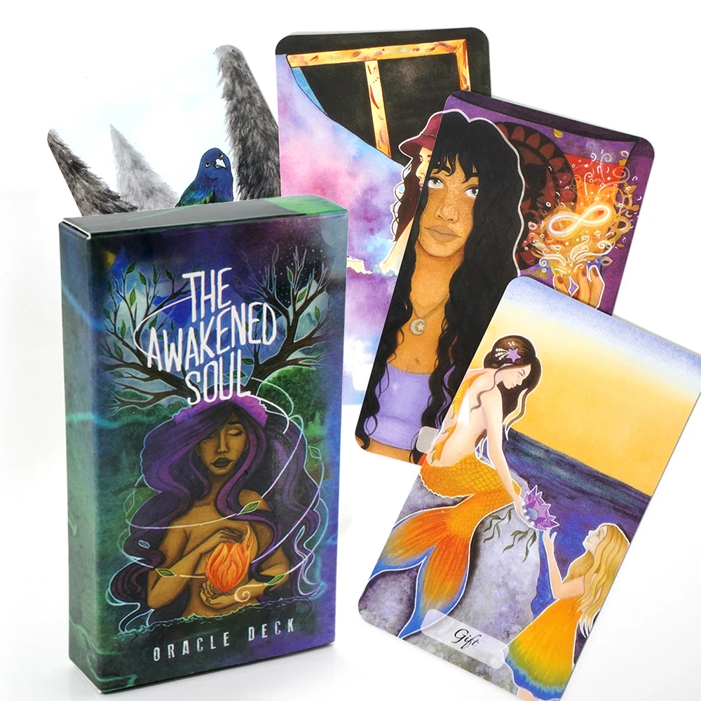 

Awakened Soul Oracle Card Tarot Deck Fortune Telling Board Game Divination Tools
