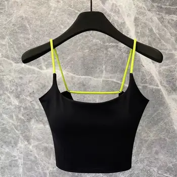 Yoga suit, camisole, vest, women's new style with chest cushion, Pilates summer sexy fitness bra 1