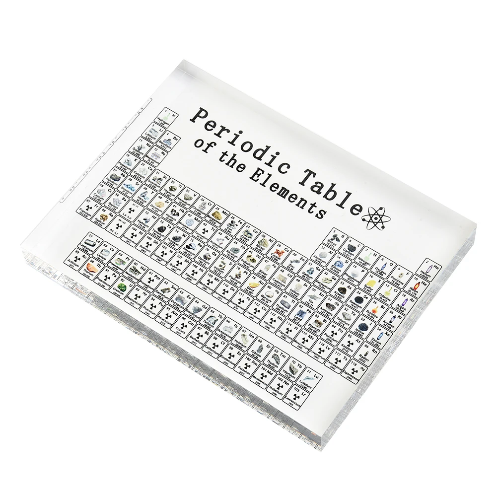 Tavola Periodica Chimica Con Elementi Scrivanie Display Home Decor Lettera Ornamento Campioni Scuola Studio Insegnamento
