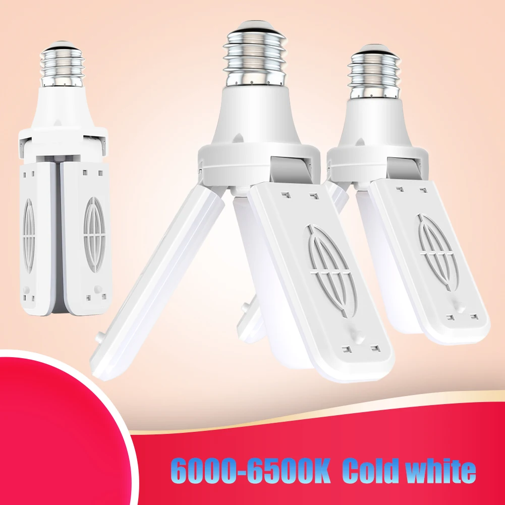 Ampoule LED pliable E27 3 4 pales de ventilateur r glables d formables ampoule-led-pliable-e27-3-4-pales-de-ventilateur-r-glables-d-formables