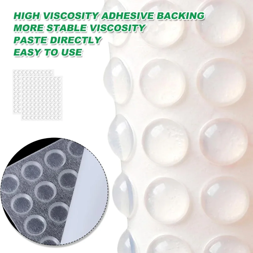 Clear Self-Adhesive Cabinets Bumpers Pads Silicone Door Stop Furniture Drawers Protection Rubber Bumper er Cushion Pads silicone furniture pads rubber furniture pads silicone door stoppers rubber door stoppers