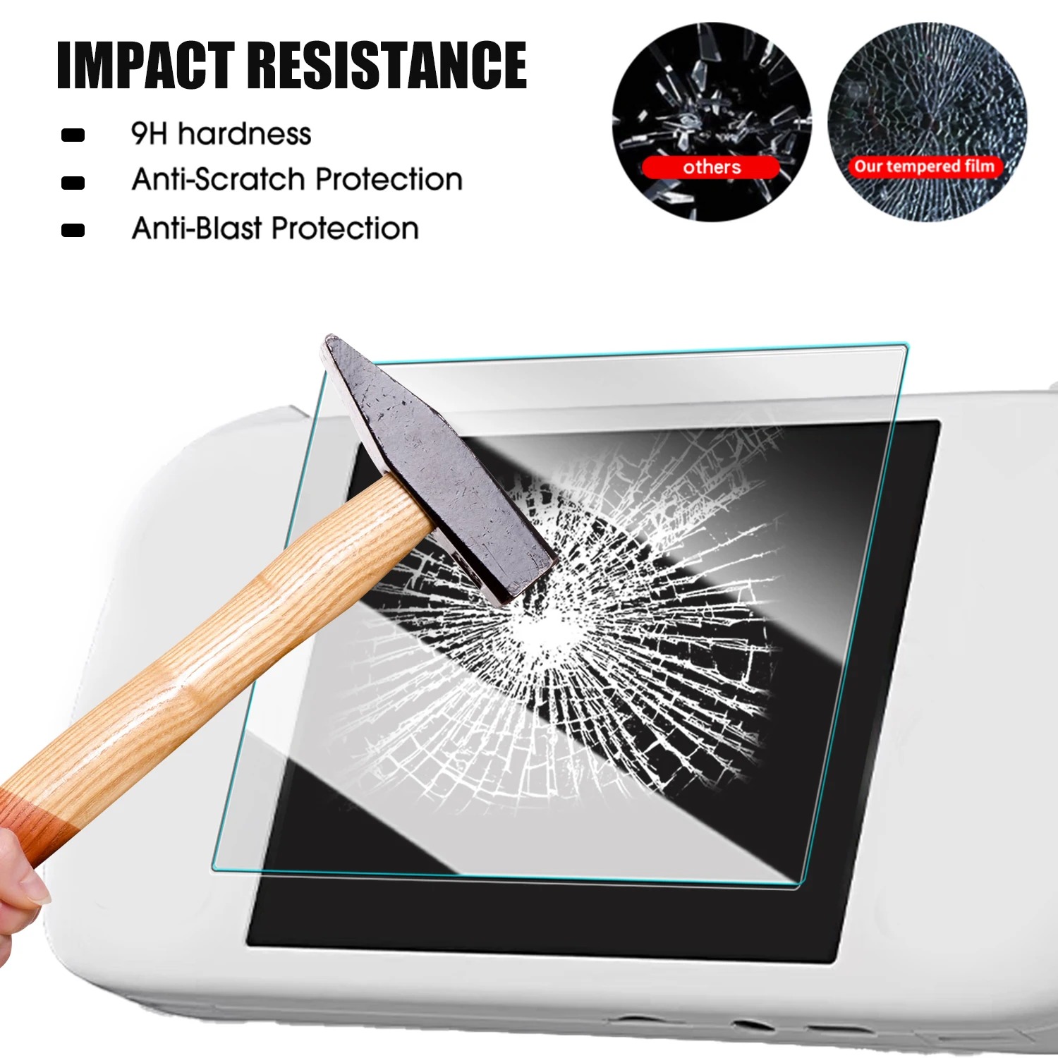 thumbnail image 2 of 9H Tempered Glass Screen Protector Guard For RG34XXSP Console Scratch Resistant 2 of 11