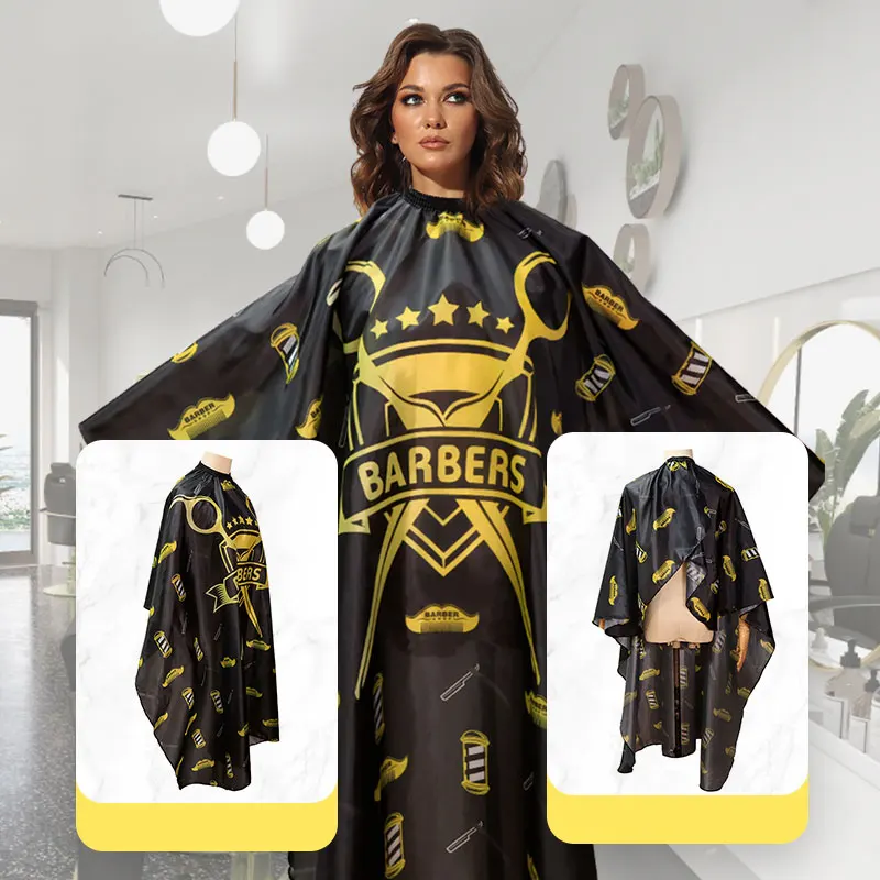 Haircutting Capes Antistatic Barber Hairdresser  Pattern Gown Waterproof Hairstyling Cloth Barbershop Styling Supplies Tools 2