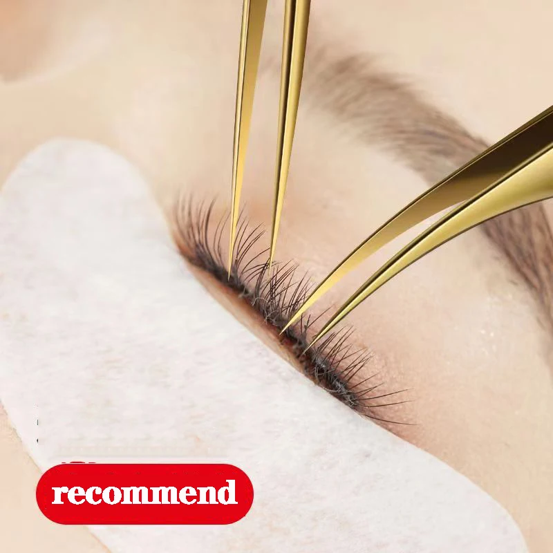 Eyelash forceps grafting and pasting fake eyelash clips, high-precision gold feather clips, specially designed for hairdressers 2