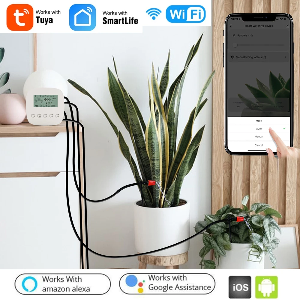 

Контроллер микрокапельного орошения с Wi-Fi и солнечной панелью