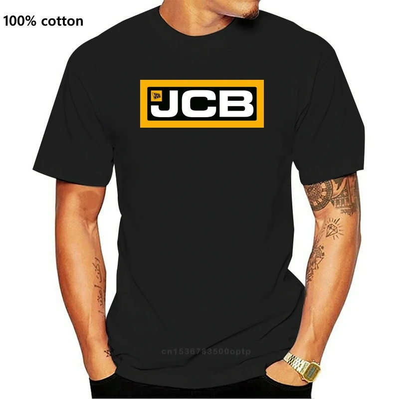 

Midnite Star Excavator Jcb T Shirts Men Tops Short Sleeve JCB T-shirt Tees Cotton Mans Tshirt