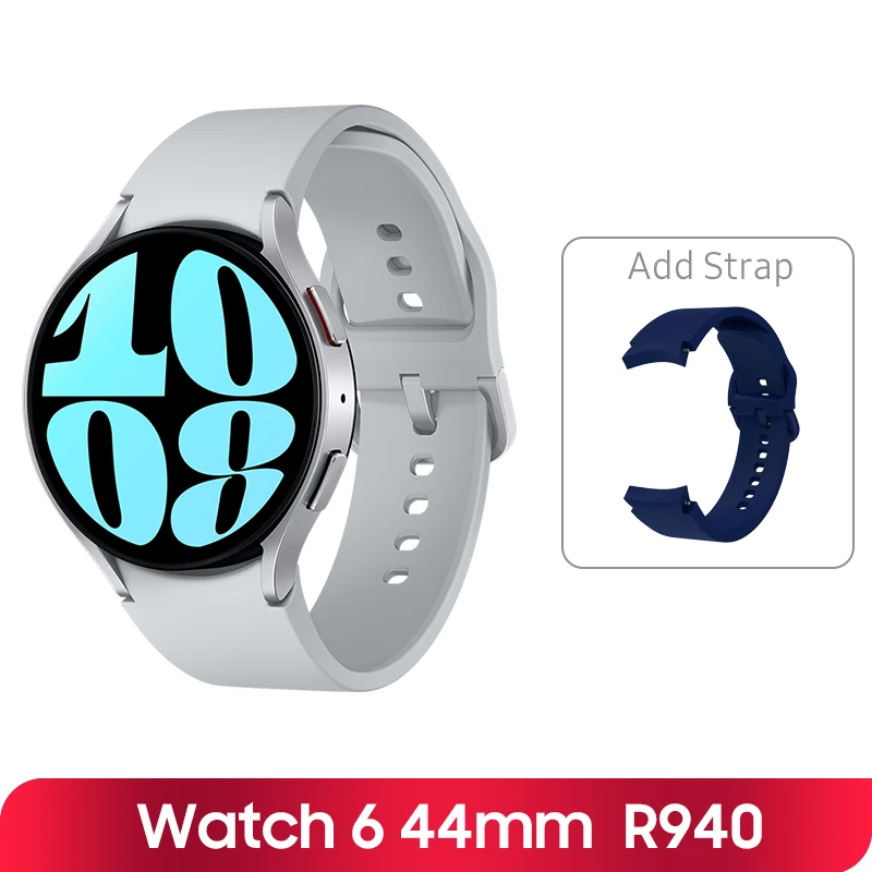 44Silver nBlueStrap