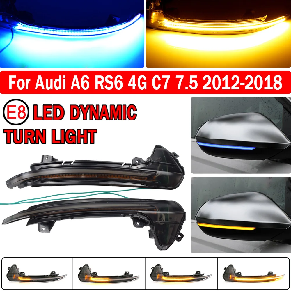 LED ̵  ̷ ǥñ  , ƿ A6 C7 C7.5 RS6 S6 4G 2012 2018 ̳  õ, 2x