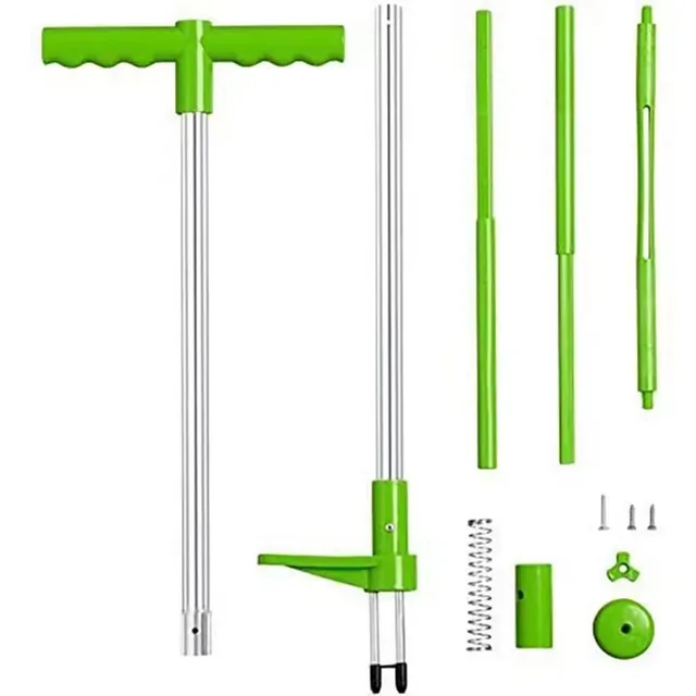 Grass Puller, Standing Vegetable Digger, Manual Weed Removal, Long Handle, Detachable, With Foot Pedal, Garden Tool 6