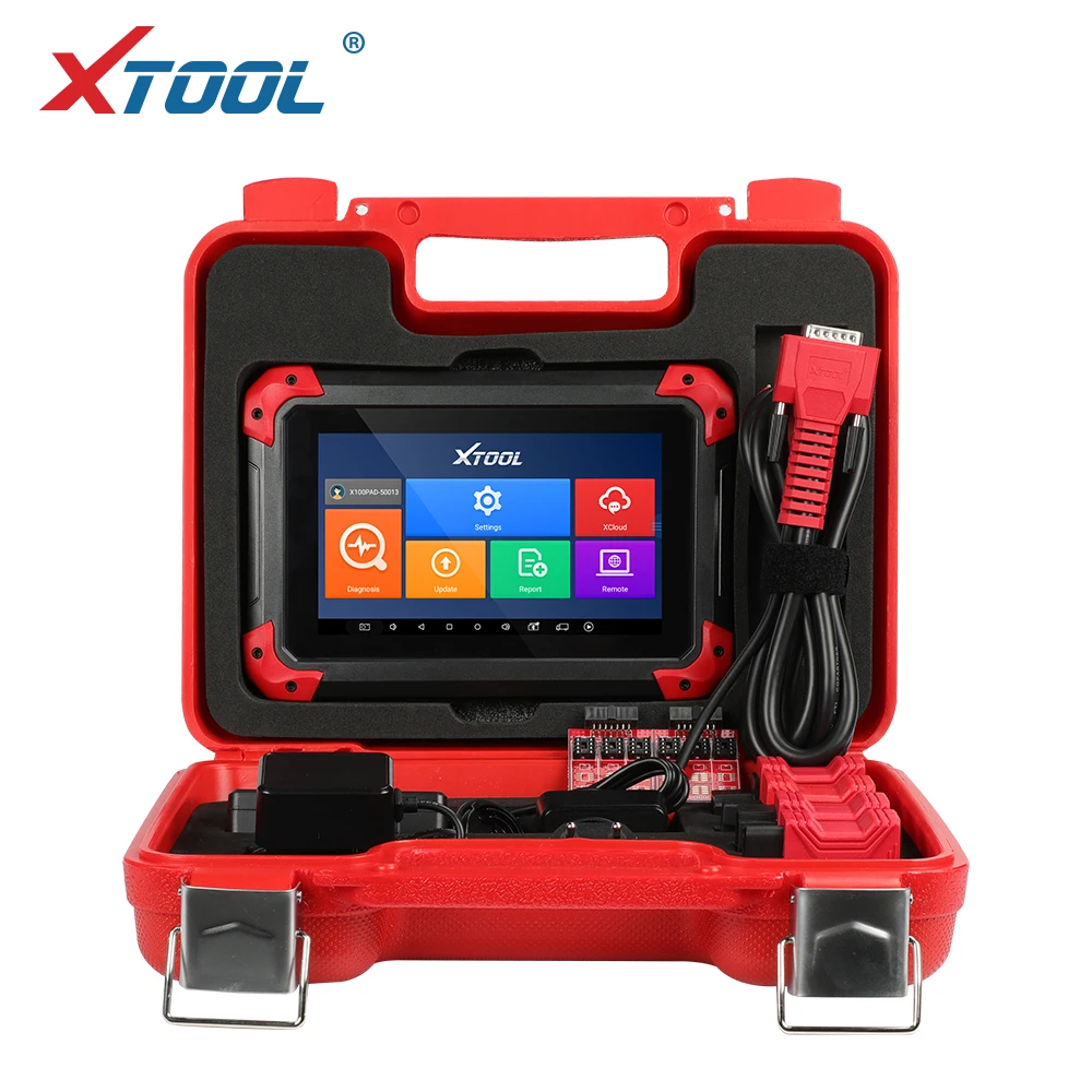 XTOOL ใหม่ล่าสุด X100 PAD PLUS OBDII เครื่องมือวินิจฉัยรถยนต์ X100 Key Programmer 12ชนิดฟังก