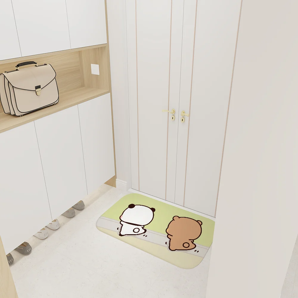 Bubu And Dudu Cute Cartoon Room Mats Cheaper Anti-slip Modern Living Room Balcony Printed Household Carpets 5
