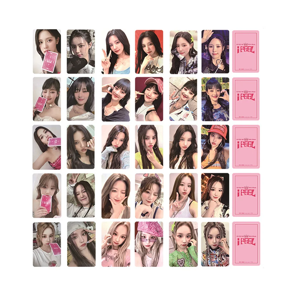 KPOP (G)I-DLE QUEENCARD Album Photocards I FEEL MiYeon YuQi