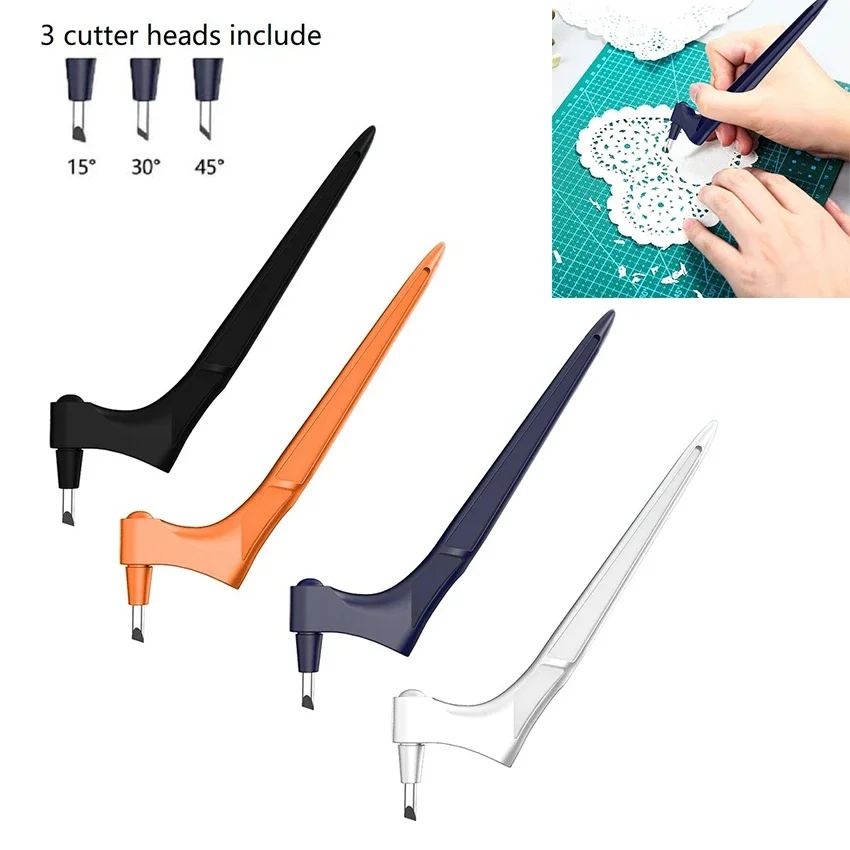 Craft Cutting Tools Gyro Cutter 360 Swivel Tip Pen Knife Art Knife DIY Art  Cutting Carving Crafting Rotary Cutter Knife - AliExpress