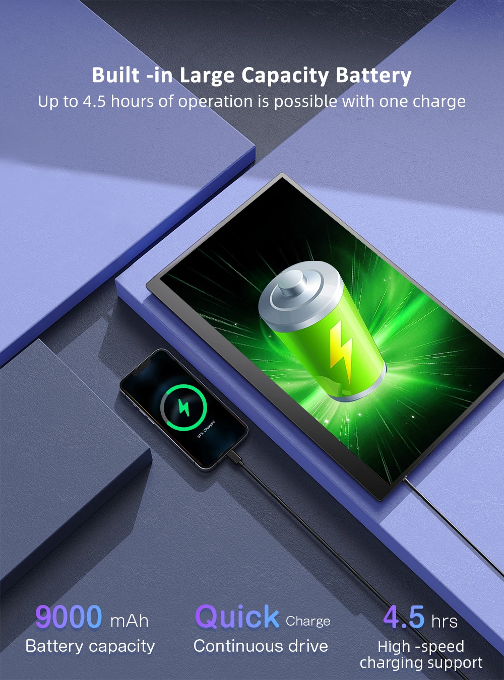 UPERFECT 17.3 ġ FHD ޴  ġ ũ, ͸ CŸ USB HDMI ȣȯ ̹ ÷, Ʈ PC Xbox ġ