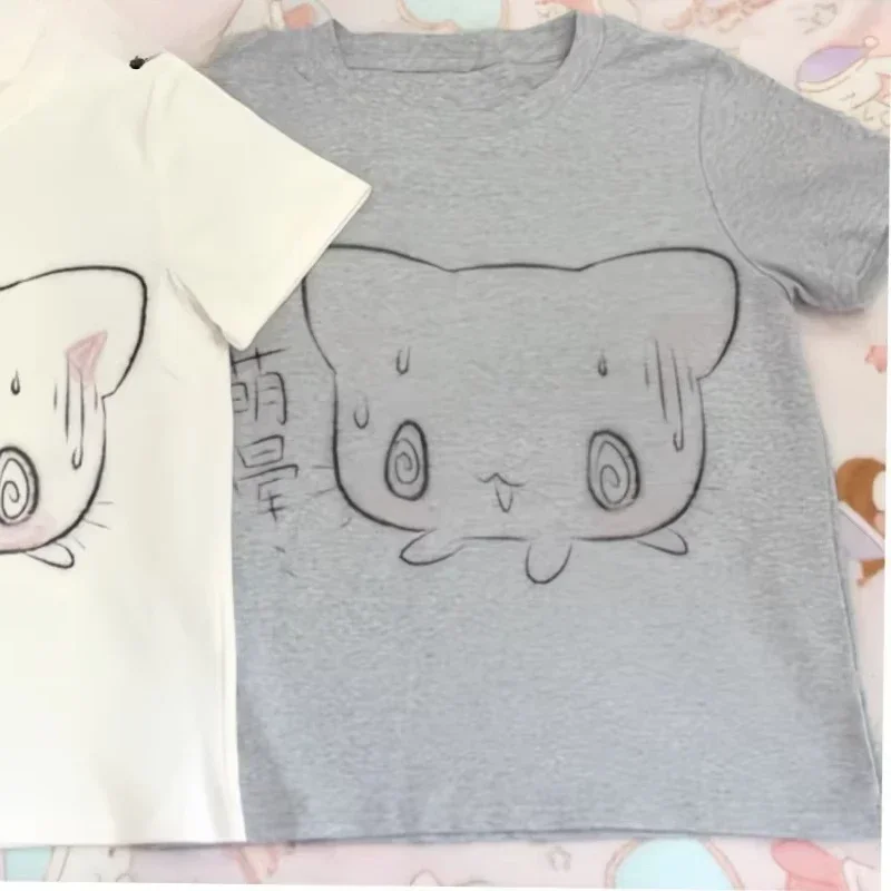 รูปสินค้า เสื้อยืดแฟชั่นญี่ปุ่น พิมพ์ลายน่ารัก