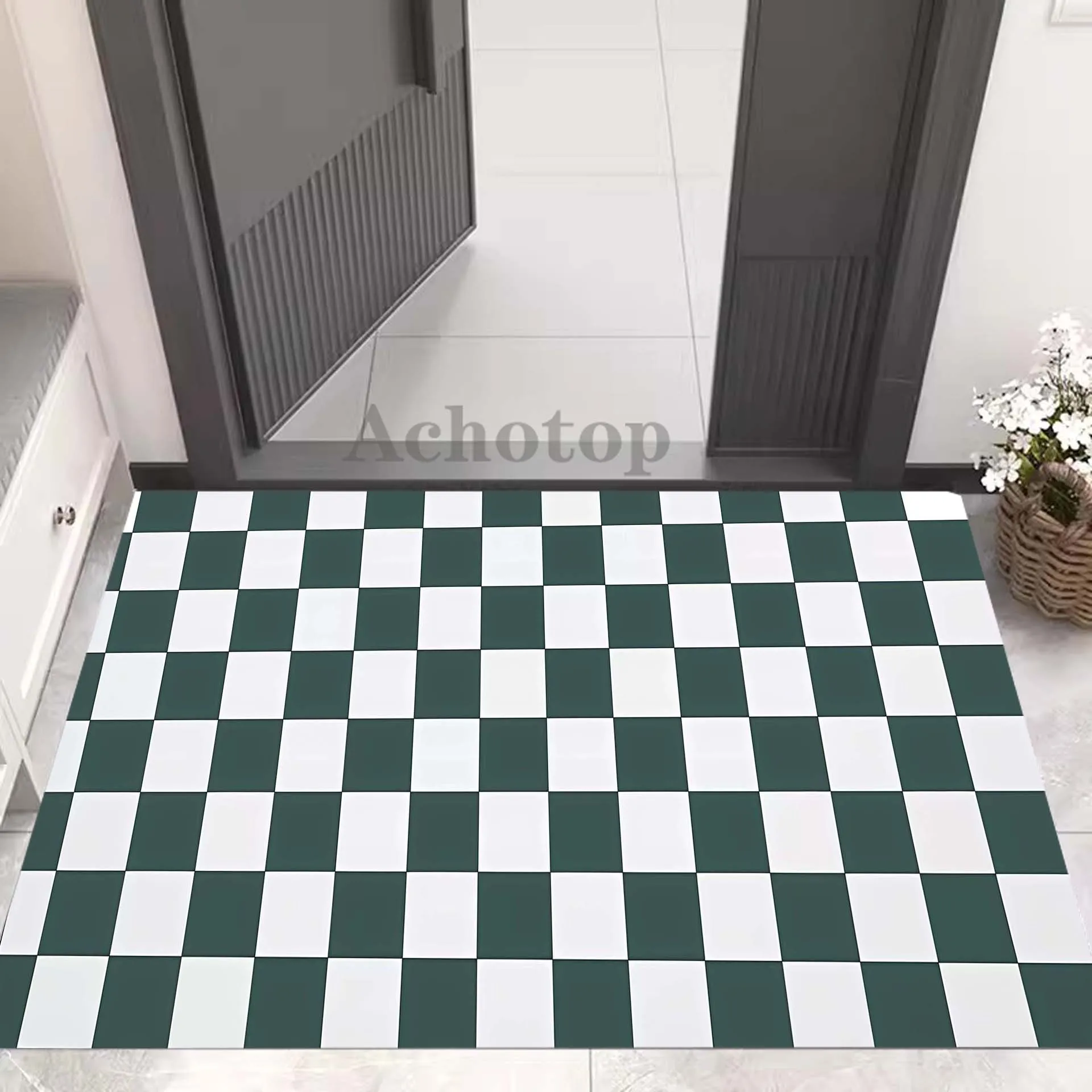 

Diatom Door Mat Geometric Rug for Home Living Room Bedroom Sofa Doormat Decor,Area Rug Non-slip Floor Mat Absorbent Anti-Slip
