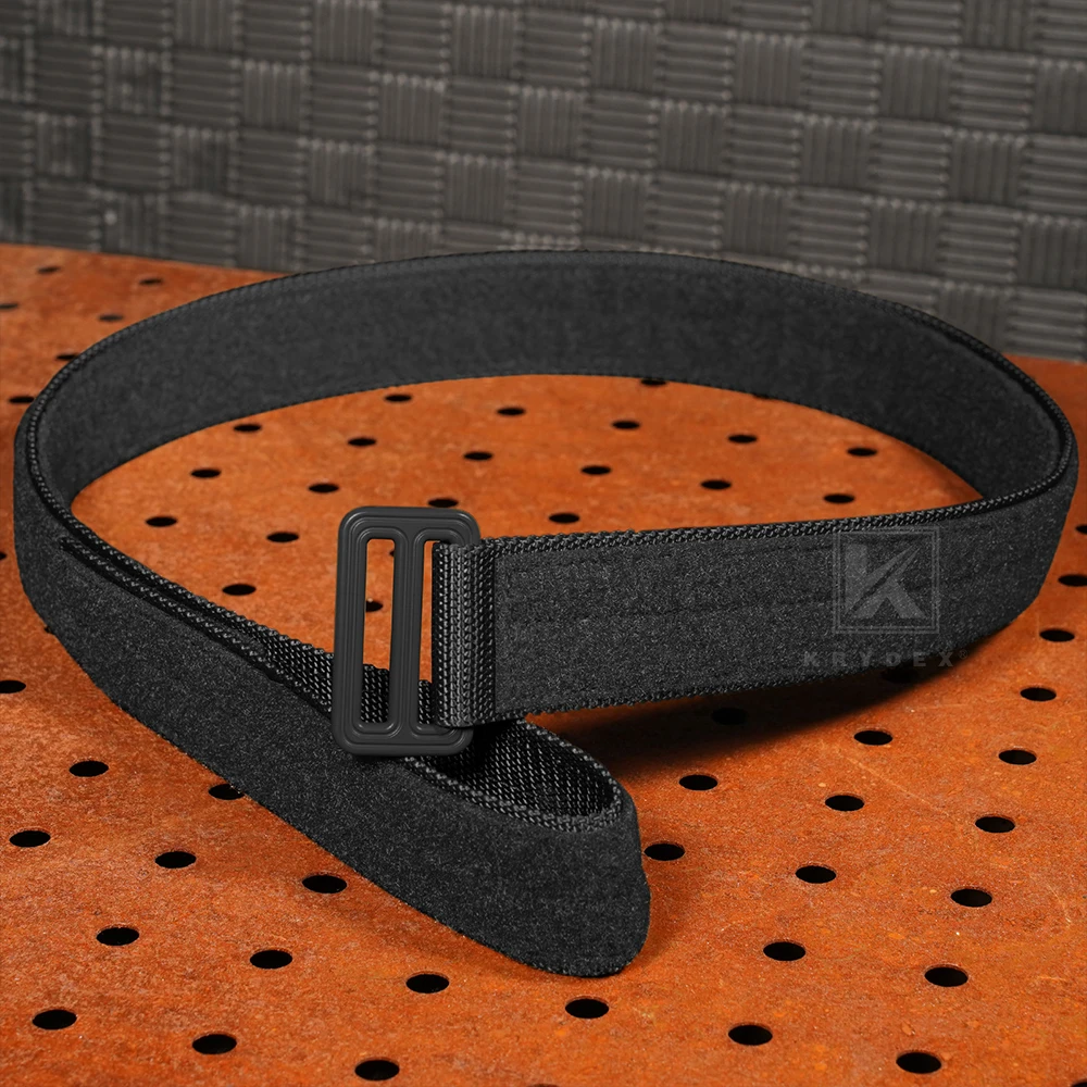 KRYDEX Taktische EDC 1,5 "Duty Gürtel Verdeckte Trage Basis Gürtel Haken & Schleife Innen Gürtel Männer Taille Gürtel Jagd Zubehör – Detail 2