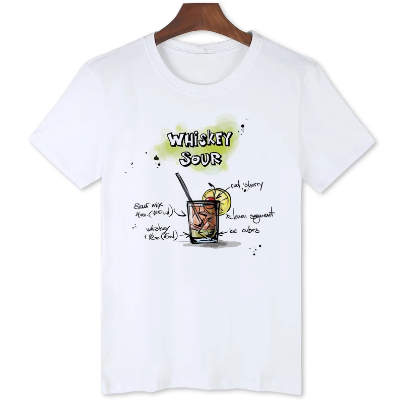 

Iced Beverage Cool T-Shirt Original Brand Men's Short Sleeve Tops Tees Casual Comfortable Oversized tshirt B1-139