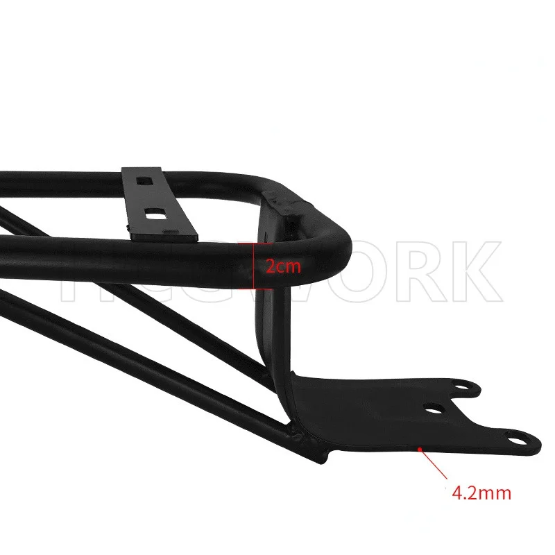 Electric Bike Accessories Tailstock Rear Shelf for Electric Scooter with Mounting Holes in the Rear Seat - Image 4