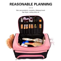 Portable Makeup Bag Salon Nail Tattoo Waterproof Storage Case Beauty Cosmetic Organiser Professional Hairstylist Travel Bag - Image 4