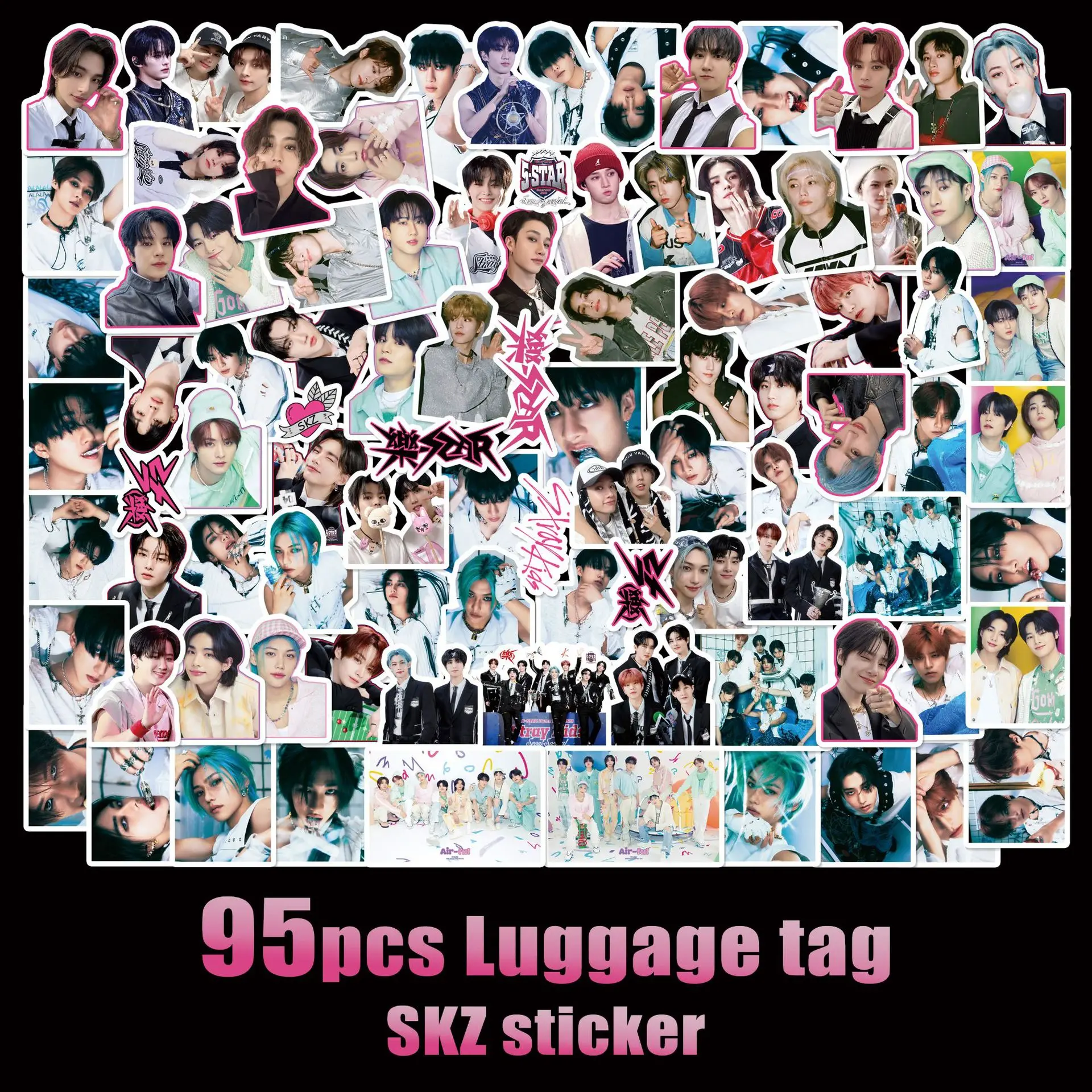 

Kpop Fashion Group Stray Kids 5-STAR Sticker New Album MAXIDEN NOEASY Photo Felix Lee Know Prints Pictures Fans Gift Sticker