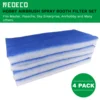 4pcs Airbrush Hobby Spray Booth Filter Set, Fits Master, Paasche, VIVOHOME, CO-Z, Anesty, imyyds, Replacement filter 5
