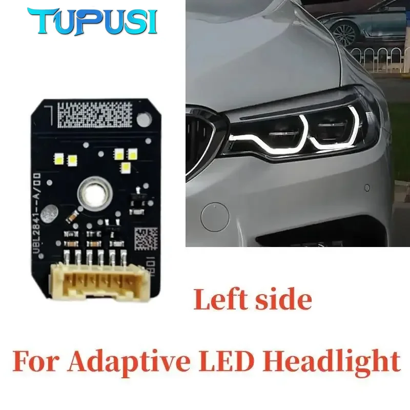 새로운 어댑티브 LED 헤드라이트 DRL 63117214940 화이트 주간 주행등 LED 칩 (2017-2020 BMW 5 시리즈 G30 G31 F90 M5 G32 용)