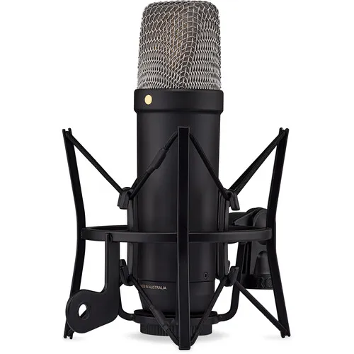 RODE NT1 5 세대 대형 다이어프램 카디오이드 콘덴서, XLR USB 마이크 (실버)