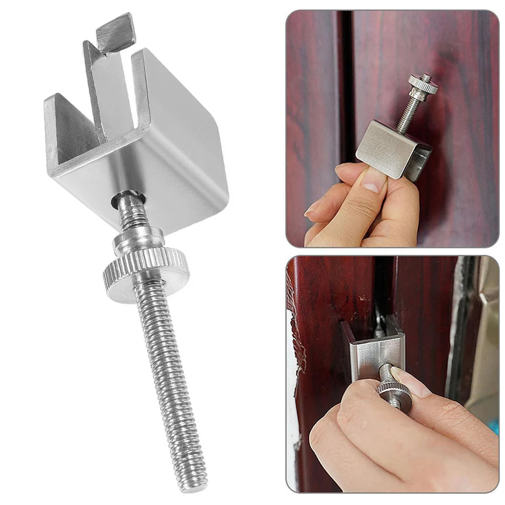 Description Picture 6 of itemAluminum Alloy Anti Thefts Lock Living Alone Lock Locker Outward Swinging Doors Thefts Lock Door Lock Families
