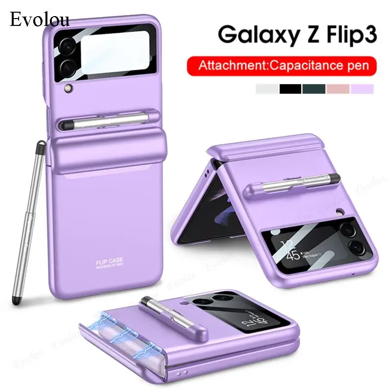 Чехол для телефона с магнитным шарниром и полным покрытием Samsung Z Flip 3 |