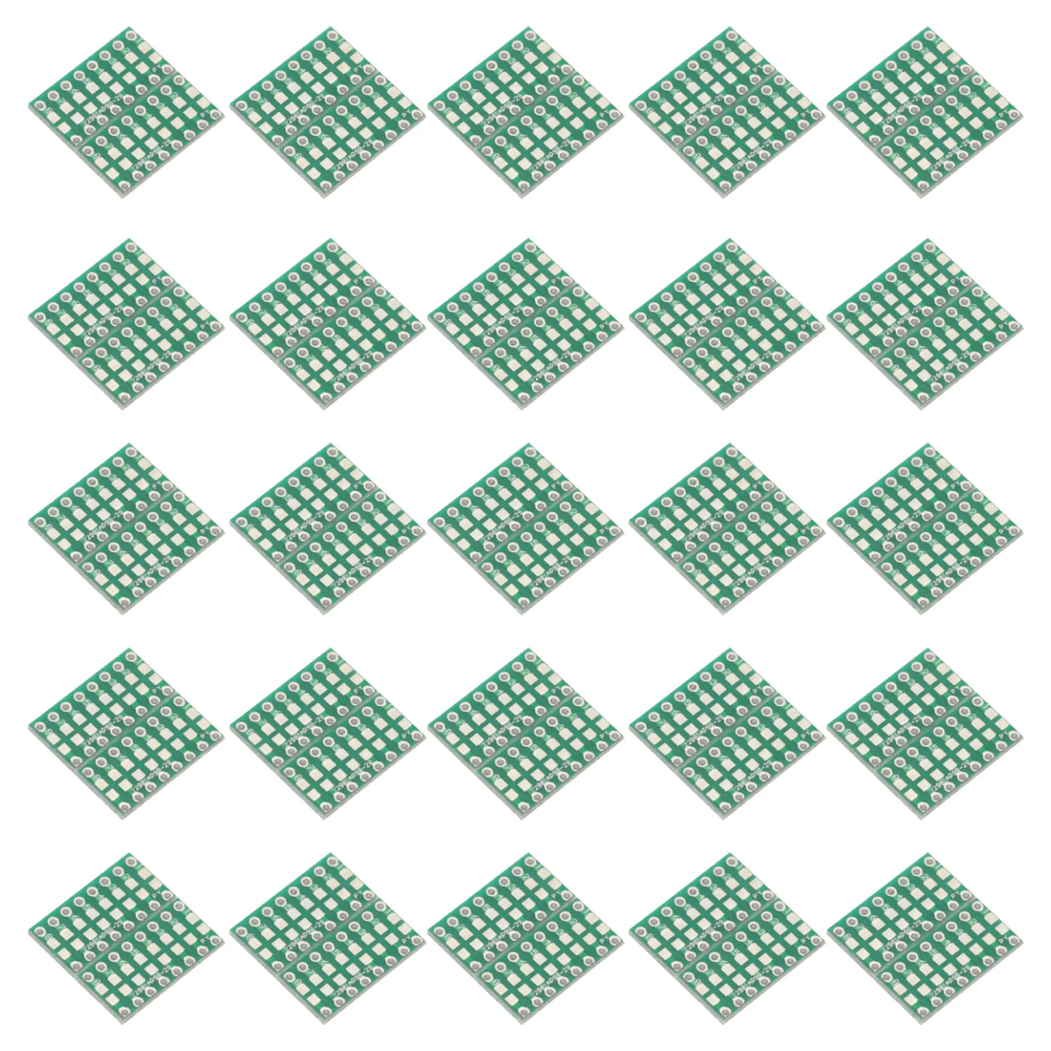 50PCS SMD 0805 0603 0402 to DIP Adapter Capacitor Resistor LED IC Adapter Socket Breakout Board