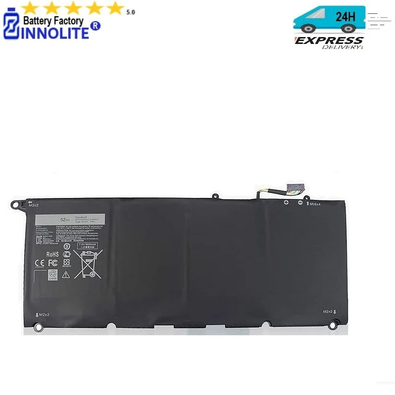 

JD25G Battery for Dell XPS 13 9343 9350 13D-9343 13-9350 P54G 90V7W JHXPY 5K9CP 0N7T6 0DRRP RWT1R DIN02 0JHXPY 13D-9343-1808T