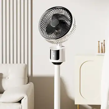 Ventilatore da pavimento con flusso d'aria silenzioso a risparmio energetico alimentato tramite USB Ventilatore di circolazione dell'aria per ventola di raffreddamento rapido estiva per ufficio domestico 1