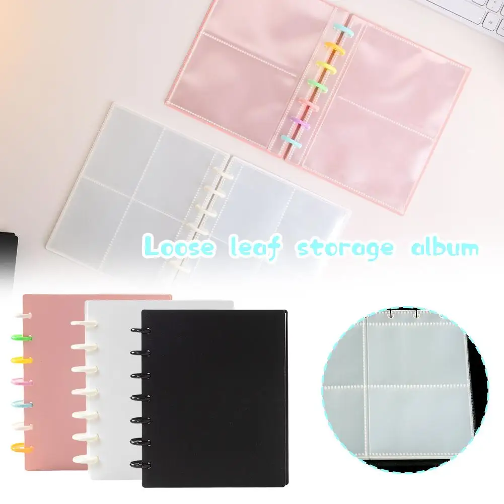 

Photocard Holder Book Binding Machine Photo Album Photo Accessories Card School Student Album Collect Book Stationery F2L0