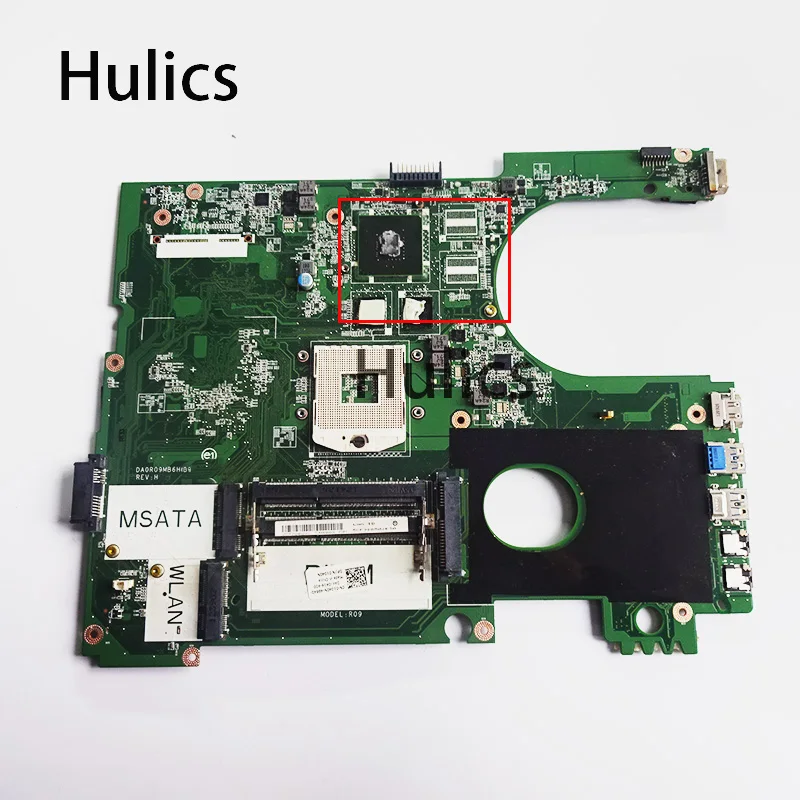 

Материнская плата Hulics для ноутбука DELL INSPIRON 5720, материнская плата CN-01040N 01040N 1040N DA0R09MB6H1 HM77