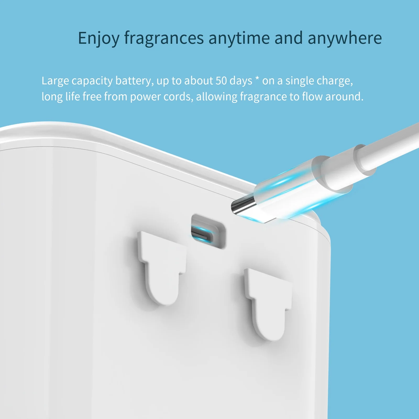 Automatic Foam Soap Dispenser with Aromatherapy 2-in-1 Infrared Induction Hand Sanitizer Fragrance Diffuser for Kitchen Bathroom