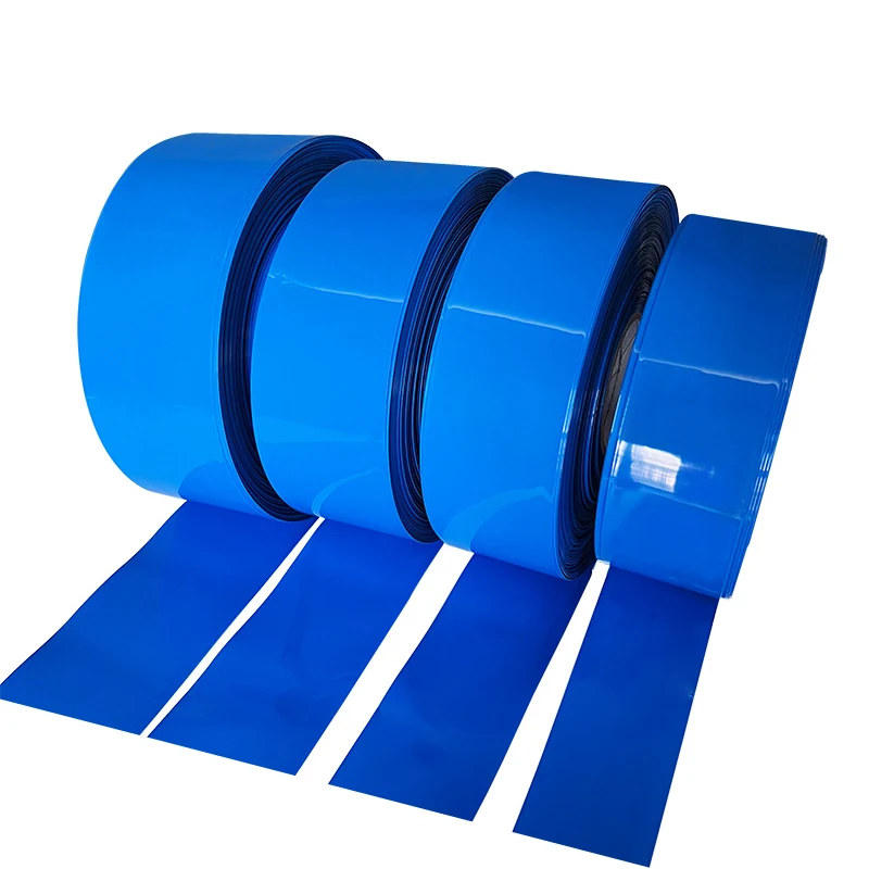 1KG Heat Shrinkable Film Insulation Film Cable Sleeve Diameter 20-210mm18650/26650/21700/32650 Lithium Battery PVC Outer Packing