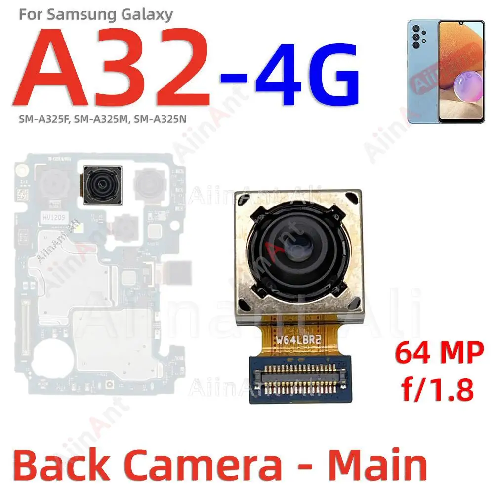 AiinAnt Small Front Selfie Back Macro Depth Wide Main Rear Camera