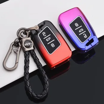 Cover chiate/telecomando per Volkswagen VW Tiguan MK2 Magotan Passat B8 CC per Skoda Superb A7 accessori 7 Cover chiate/telecomando per Volkswagen VW Tiguan MK2 Magotan Passat B8 CC per Skoda Superb A7 accessori - Fashion Car Key Case Full Cover Shell Fob per Volkswagen VW Tiguan MK2 Magotan Passat
