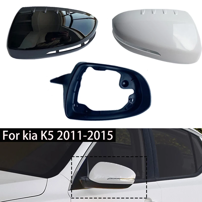 Auto Mirror Cover Side Mirror Frame Trim Housing For Kia K5 2011 2012 2013 2014 2015 Car Rear