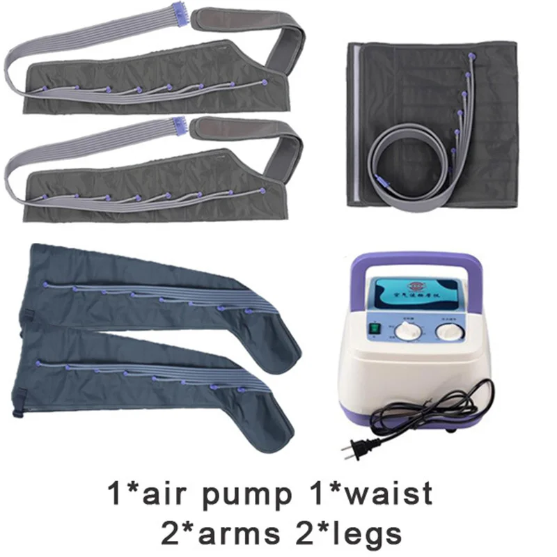 

Syeosye 8 Cavity Electric Air Compression Massager Leg Foot Infrared Therapy Arm Waist Pneumatic Air Wraps Relax Pain Relief