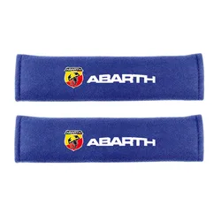 Set of 2 Premium Seat Belt Shoulder Pads - Comfortable Car Interior Accessories (Blue)